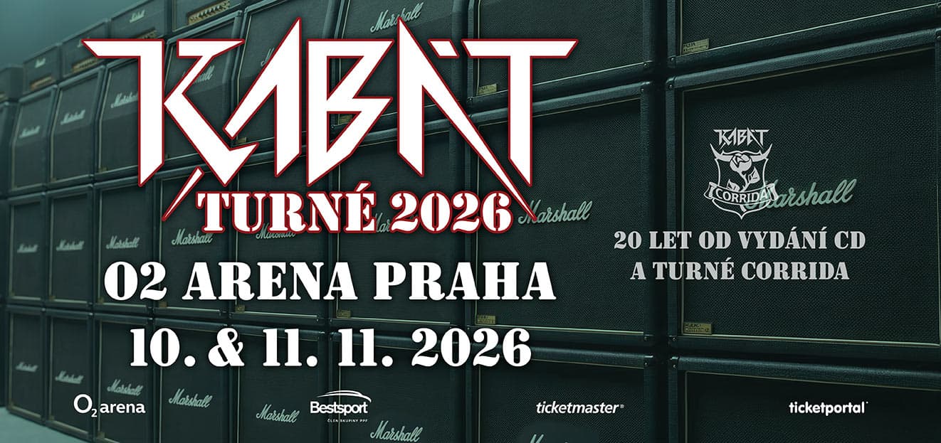 Vstupenky na KABÁT – TURNÉ 2026